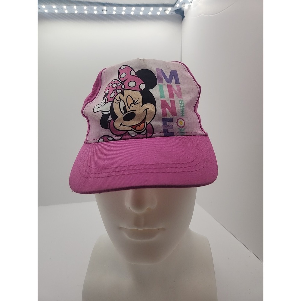 Disney Minnie Mouse Girls Infant Toddler Hat Cap Baby Adjustable Fit Pink Youth